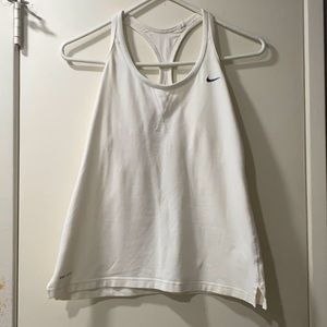 White Nike dri-fit tank top